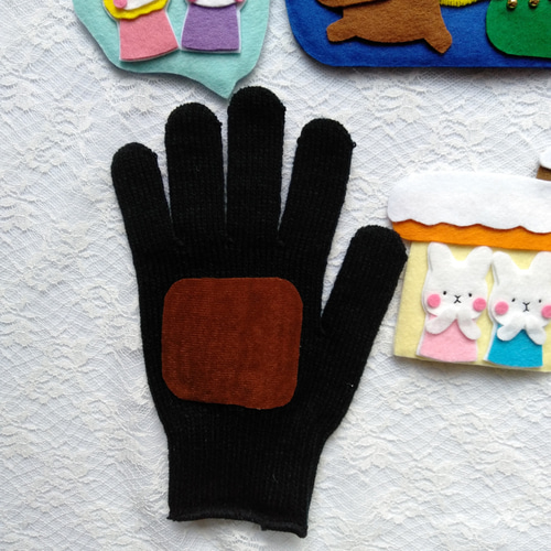 うさぎ野原のクリスマス 手袋シアター おもちゃ・人形 MiMi 通販 