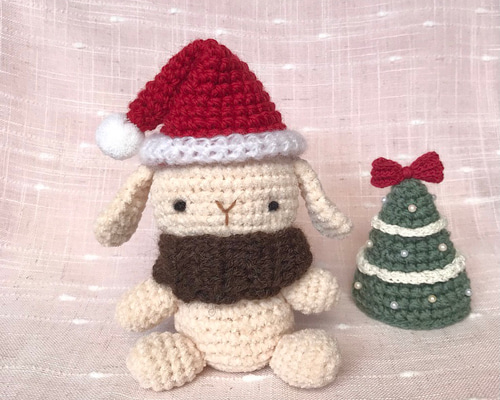 サンタさん帽子 うさぎ・ペット・ぬいぐるみ ペット服・アクセサリー