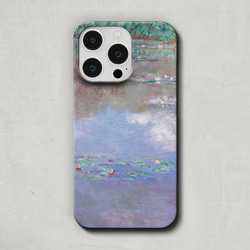 スマホケース / クロード・モネ「睡蓮の池、雲 (1903)」 iPhone 全機種対応 モネ 睡蓮 花 印象派 絵画 2枚目の画像