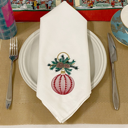 クリスマステーブルナプキン 