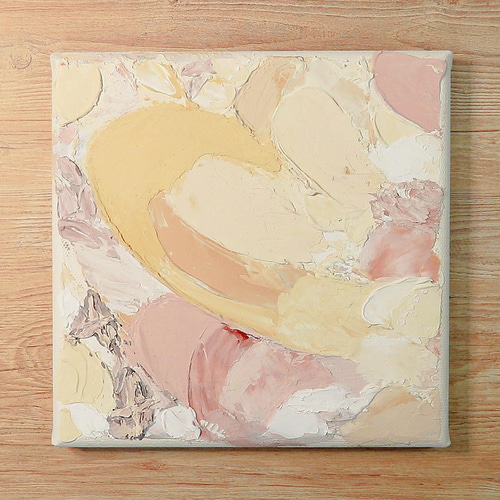 売り切れ▷(クーポン有)抽象画 アクリル画 キャンバス 18×18