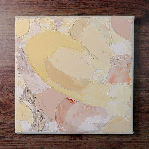 売り切れ▷(クーポン有)抽象画 アクリル画 キャンバス 18×18