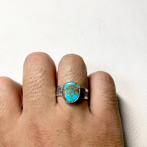 Vintage イラン産　ペルシャンターコイズ　SilverRing 楽天市場】一点物 大粒 希少石 ペルシアンターコイズ ワイヤーアート