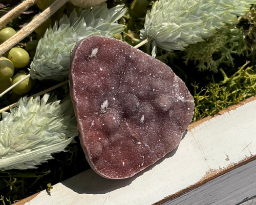 リムキャスト 珪化木 ピンクカルセドニー 499g LM011 天然石 原石