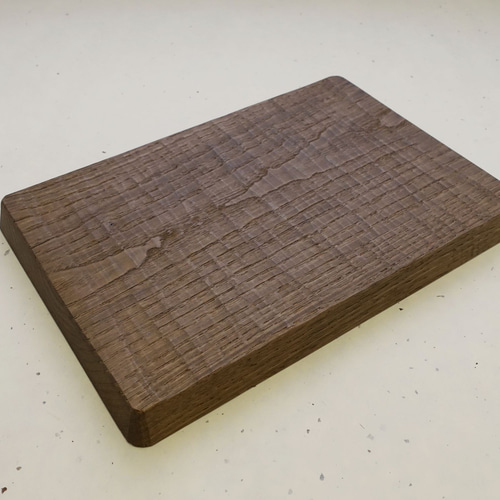 我谷盆 栗 26×18×2cm ブラウン お盆 トレイ 木地盆 お盆・トレイ