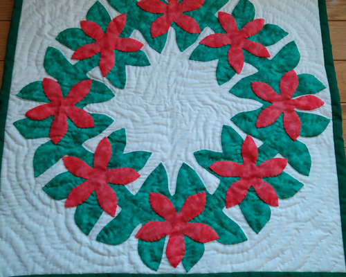 ハワイアンキルトタペストリー クリスマスタペストリー タペストリー