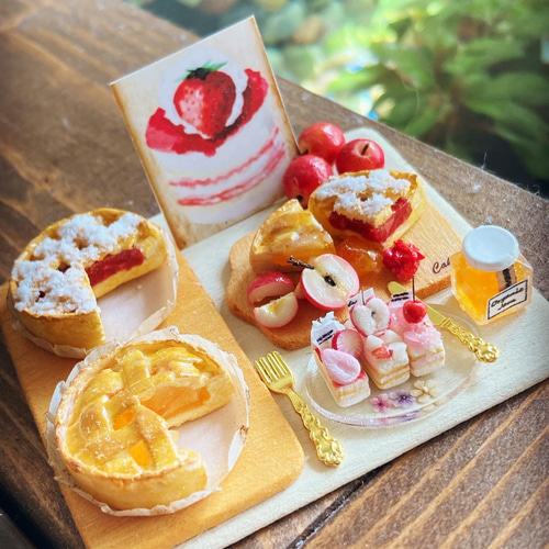 高質 ミニチュア スイーツ アップルパイセット♡アップルパイ その他