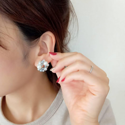 【春色新色2024】pearl wreath earring 3枚目の画像