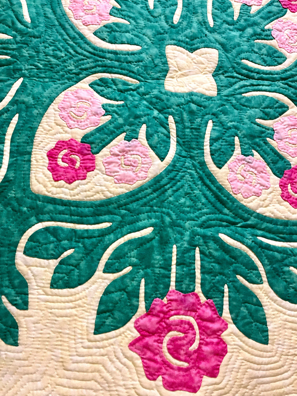 Hawaiian quilt ロケラニのタペストリー 4枚目の画像