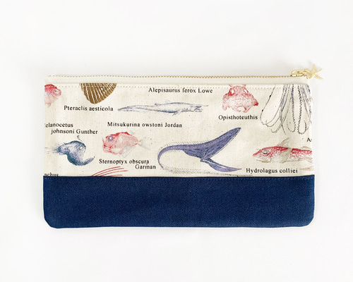 【完成作品】海 海辺のペンケース ハンドメイド 完成作品】海 海辺のペンケース ハンドメイド