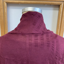 促銷價★成人波萊羅❤️ 波萊羅開襟衫，聚攏圖案材質，蝙蝠袖，紅色（尺寸M-L） 第10張的照片