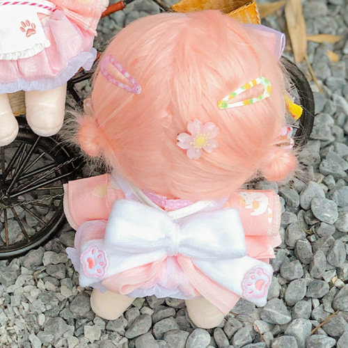 ぬいぐるみ着せ替え服 20cm ぬい服 ぬいぐるみ服 ＜桃ジュース