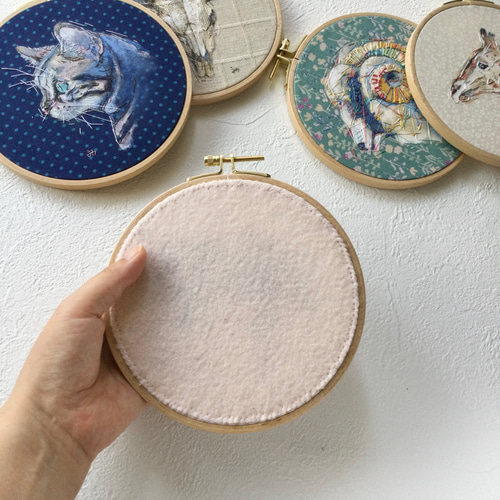 華」刺繍アート 刺繍絵 その他アート あきのかぜ 通販｜Creema(クリーマ) 14743350