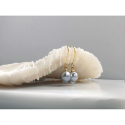 グレープアゲート パープル ピアス 【999】 ピアス（スタッド