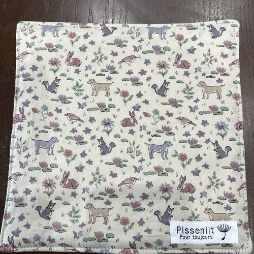 リバティタナローン生地使用☆6重ガーゼハンカチ/グレモリ ハンカチ