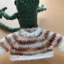 カエルの編みぐるみ 5枚目の画像