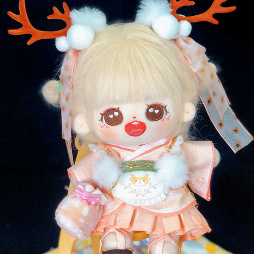ぬいぐるみ着せ替え服 20cm ぬい服 ぬいぐるみ服 ＜桃鹿神女