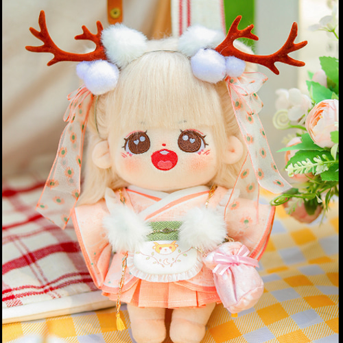 ぬいぐるみ着せ替え服 20cm ぬい服 ぬいぐるみ服 ＜桃鹿神女