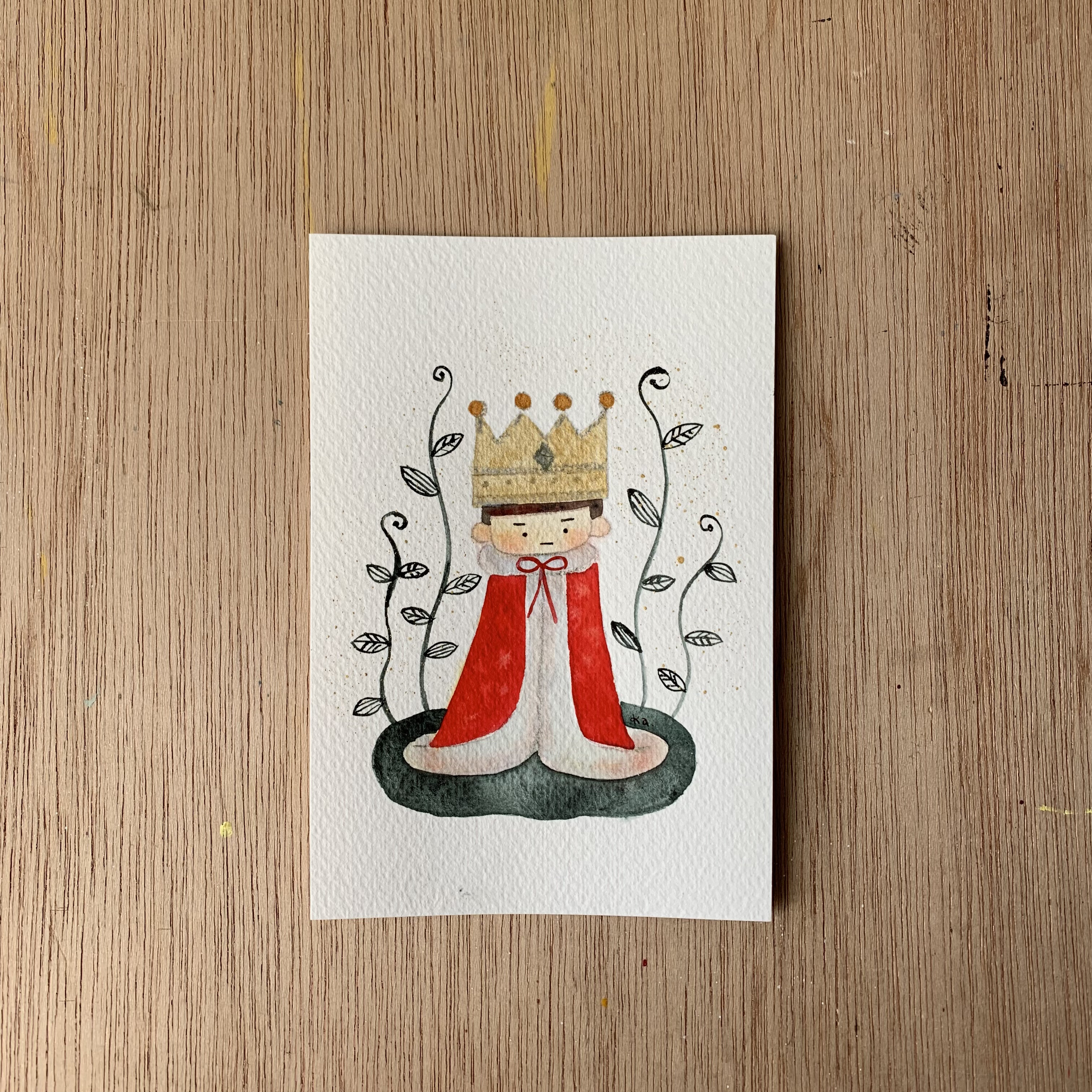 「小さな国の王子様」原画　送料無料