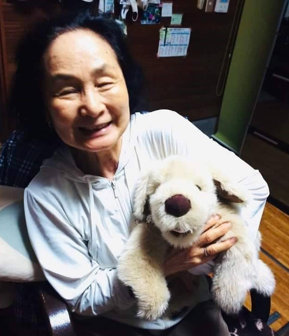 感動する抱き心地。命の重みを感じるぬいぐるみ・パトラン（ベージュ）/ペットロス/ゴールデンレトリバー/リアル/犬 お座りの状態 感動する抱き心地 パトラン パトランは