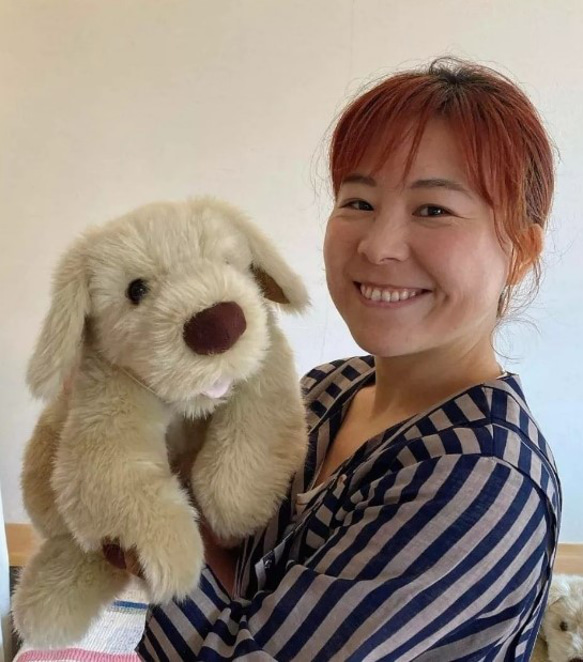 感動する抱き心地。命の重みを感じるぬいぐるみ・パトラン（ベージュ）/ペットロス/ゴールデンレトリバー/リアル/犬 お座りの状態 感動する抱き心地 パトラン パトランは