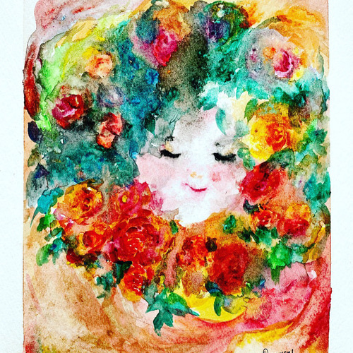 世界一つだけの花 絵画 Miyabi Art 通販 14847974｜Creema(クリーマ)