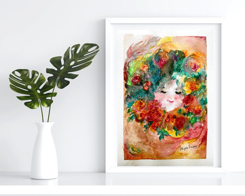 世界一つだけの花 絵画 Miyabi Art 通販 14847974｜Creema(クリーマ)