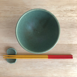フレブルの茶碗(グリーン） 5枚目の画像