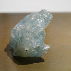 天然石アクアマリン約11g最大幅約30ｍm(ブラジル産)結晶原石鉱物ちょこっと虹入りラフ[aqm-221022-01] 13枚目の画像