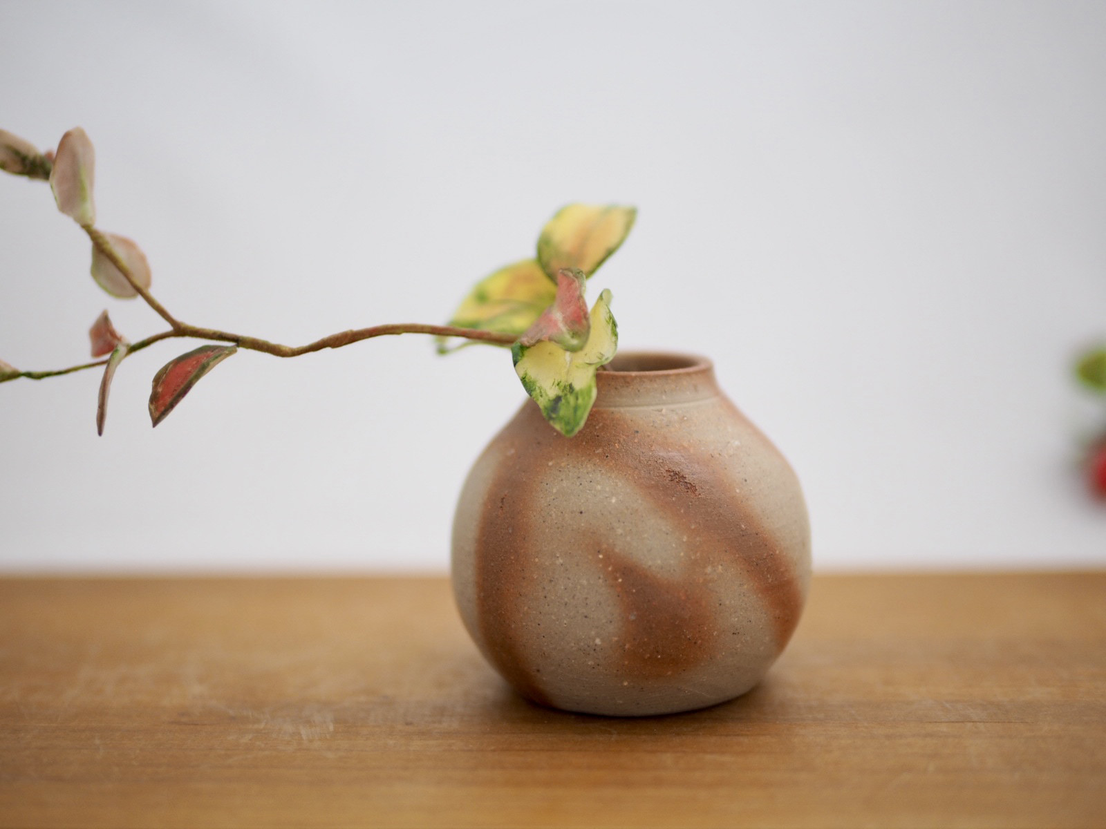 トップ 花瓶 備前焼 1017 陶泉　一輪挿し 花生 工芸品