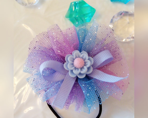 キッズヘアゴム 【送料無料】ゆめかわチュールヘアゴム 雑貨・その他