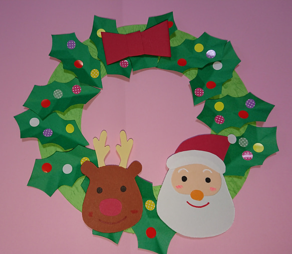 【SARA】　クリスマスリースキット① 11/17発送 MY mama ふわふわ モール リース キット 全3種 レシピ 動画付き