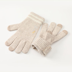 女性手袋 グローブ 刺繍 秋冬 防寒 暖かい ギフト プレゼント 1枚目の画像