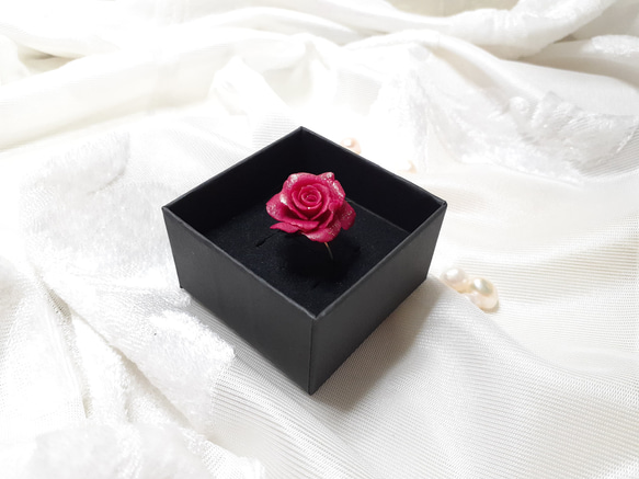 Roseberry Pink Rose Ring 第4張的照片