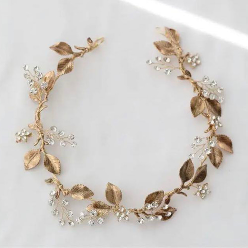 新入荷ヘッドドレス！ウェディング 結婚式 ヘアアクセサリー 前