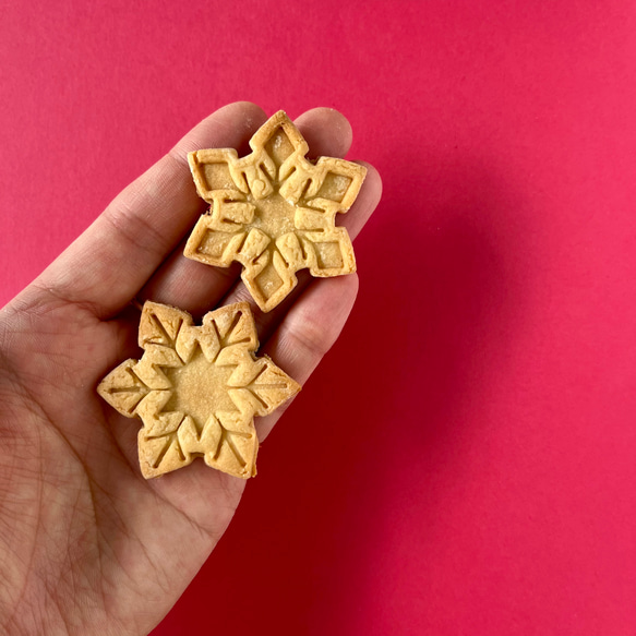 雪の結晶☆冬　クリスマス　【クッキー型】 5枚目の画像