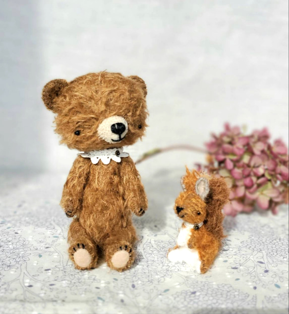 りすとくま No.2 クマとリス ぬいぐるみ kutcha kacha 通販 14849428