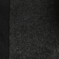 ウールベスト  フラノウール 濃いグレー 9枚目の画像