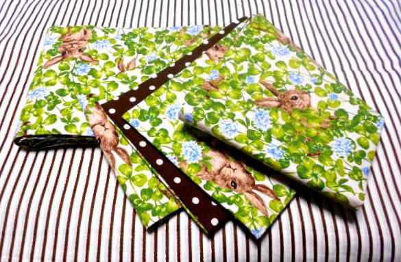 ハセガワアヤ ばらいろ トランプとお月様 半幅帯 ○○お羊屋うさぎ柄