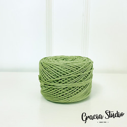 コットンコード細糸　約150m　丸型　太さ1.5mm　7ワサビ 2枚目の画像