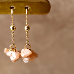 専用おまとめ④✳︎大粒オレゴンサンストーン　14kgf　天然石ピアス/イヤリング 14KGF》天然石 レインボームーンストーン 一粒 ピアス /イヤリング | asny