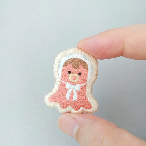 たこさんウインナーファミリーの刺繍ブローチ ブローチ catloaf 通販
