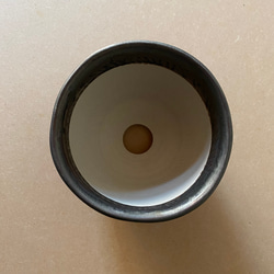 まるっと黒釉植木鉢#126【プランター】【plantpot】 5枚目の画像