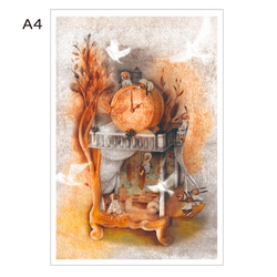 「Creema限定」選べるポストカード3枚［アンティークA4］ 3枚目の画像