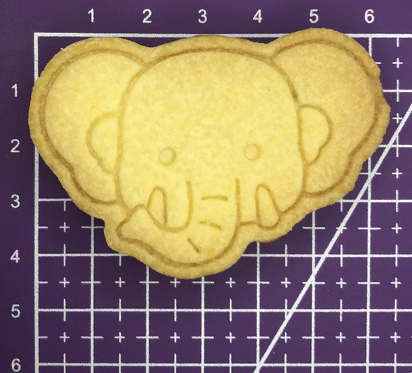 ぞうのクッキー型【Mサイズ】 3枚目の画像