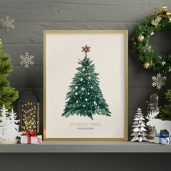 シーグラスアート no.28 クリスマスの祝福のリース インテリア