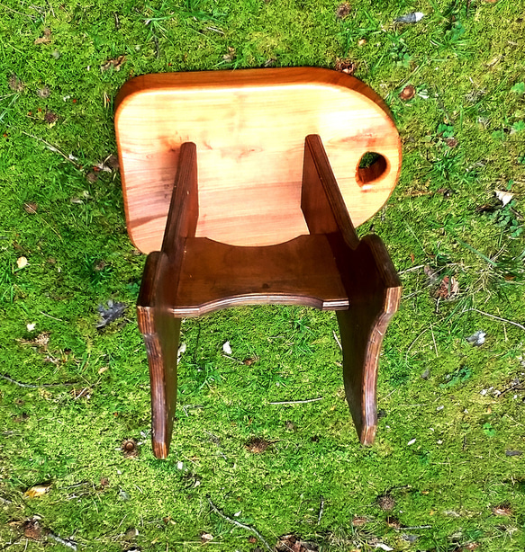 けやき（欅）の椅子 5枚目の画像