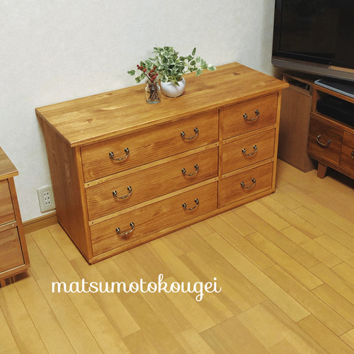 刺繍　チェスト　タンス　木製　箪笥　キャビネット 仏壇台 チェスト 56 完成品 モダン おしゃれ 木製 タンス