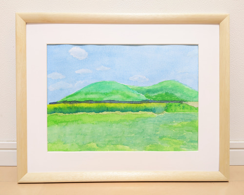 絵画　小野踏青「緑の風景」 絵画 小野踏青「緑の風景」 絵画 小野踏青「緑の風景」 Yahoo