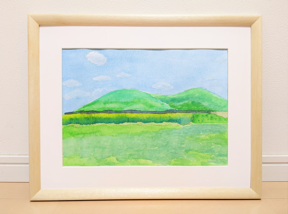 古代の風景C 水彩画原画 (F4) 絵画 yko 通販 14851689｜Creema
